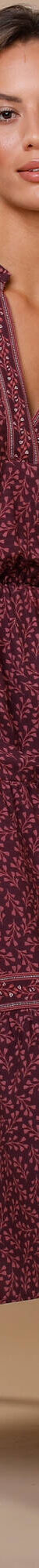 Robe longue imprimée (prune) Robe longue imprimée (prune)